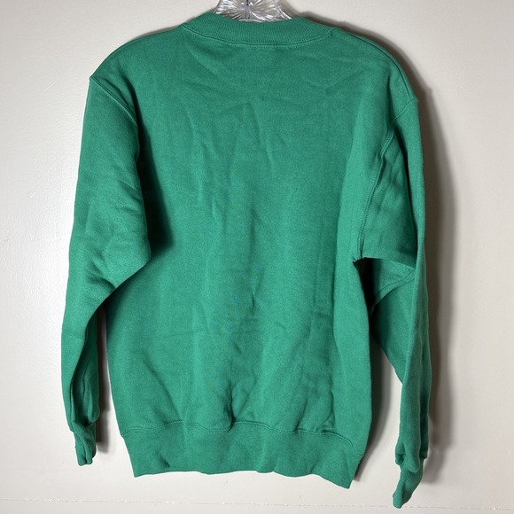 Vintage Hanes‎ Green Christmas Snowmen Village Holiday Size Small - Picture 5 of 6